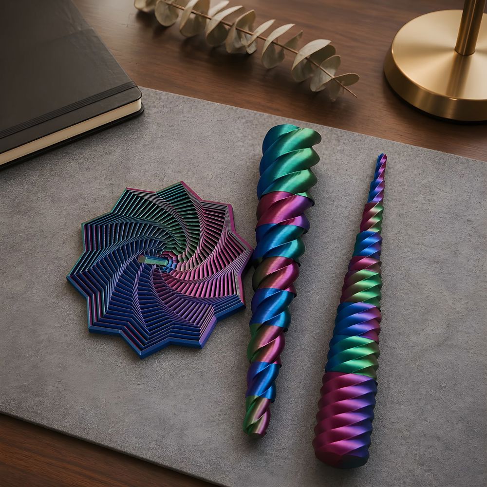 Fidget Set of 3 – Geometric Calm Collection