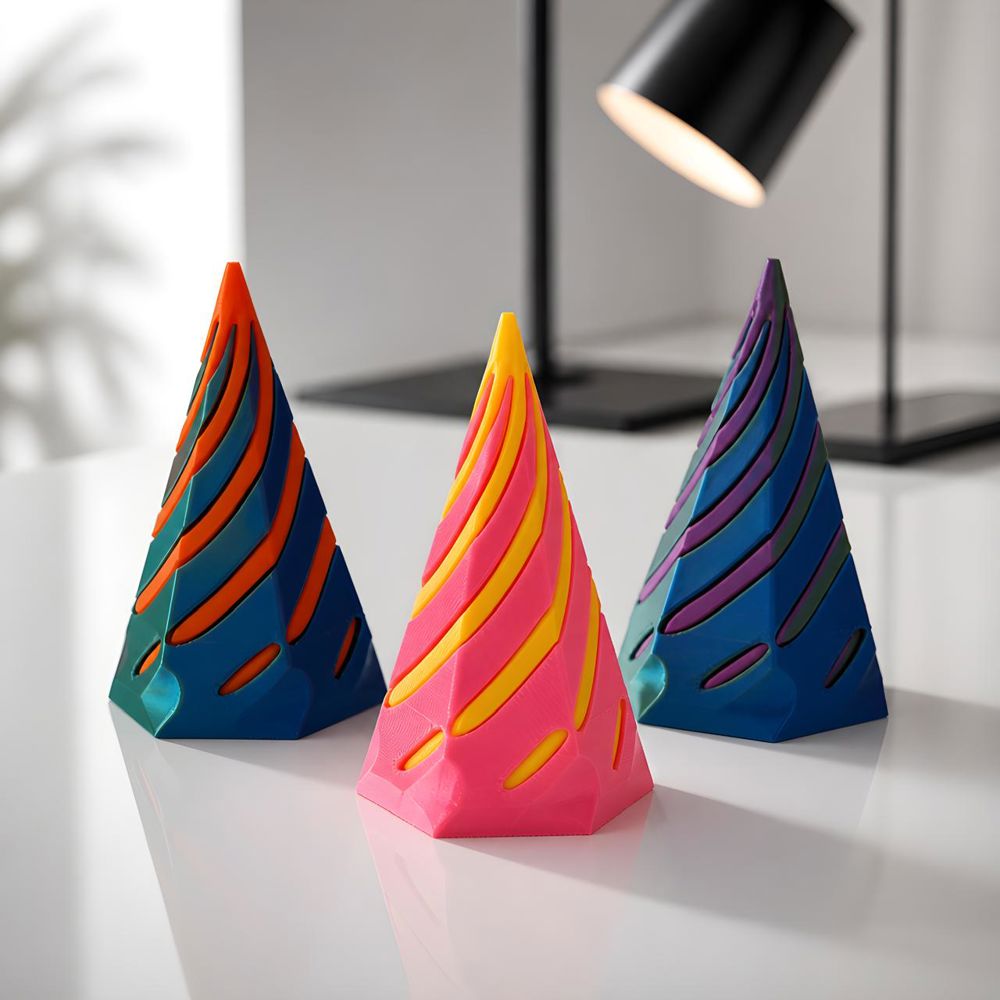 Set of 3 Magic Spiral Cone 