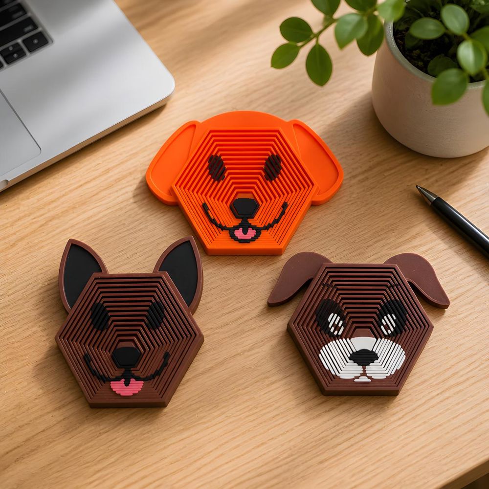 Spinning Puppies Set of 3